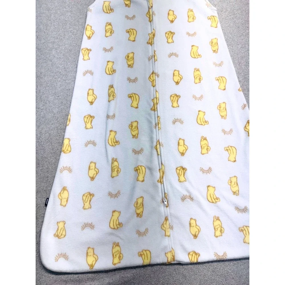 Halo SleepSack Wearable Blanket Kids Large White Yellow Winnie The‎ Pooh Fleece